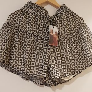 K&K Flower in Plaid skort